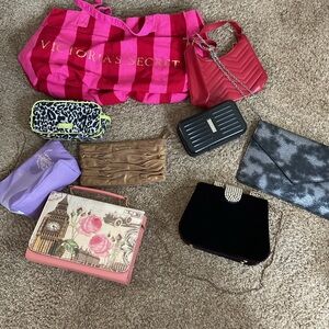 Huge Accessory Bundle! Victoria’s Secret, Vintage, Makeup Bags All Sizes